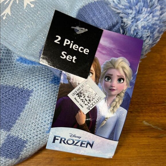 Disney Frozen Blue and Purple Mittens Set - Picture 4 of 4